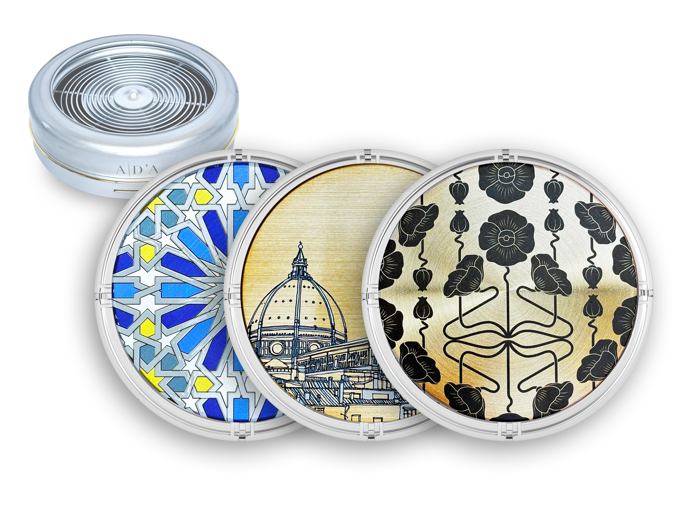 3-Pack A for Teau: Fleur de Lavande, Toscana di Cuoio, Aqua Okeanos (Does NOT Include Teau Device)