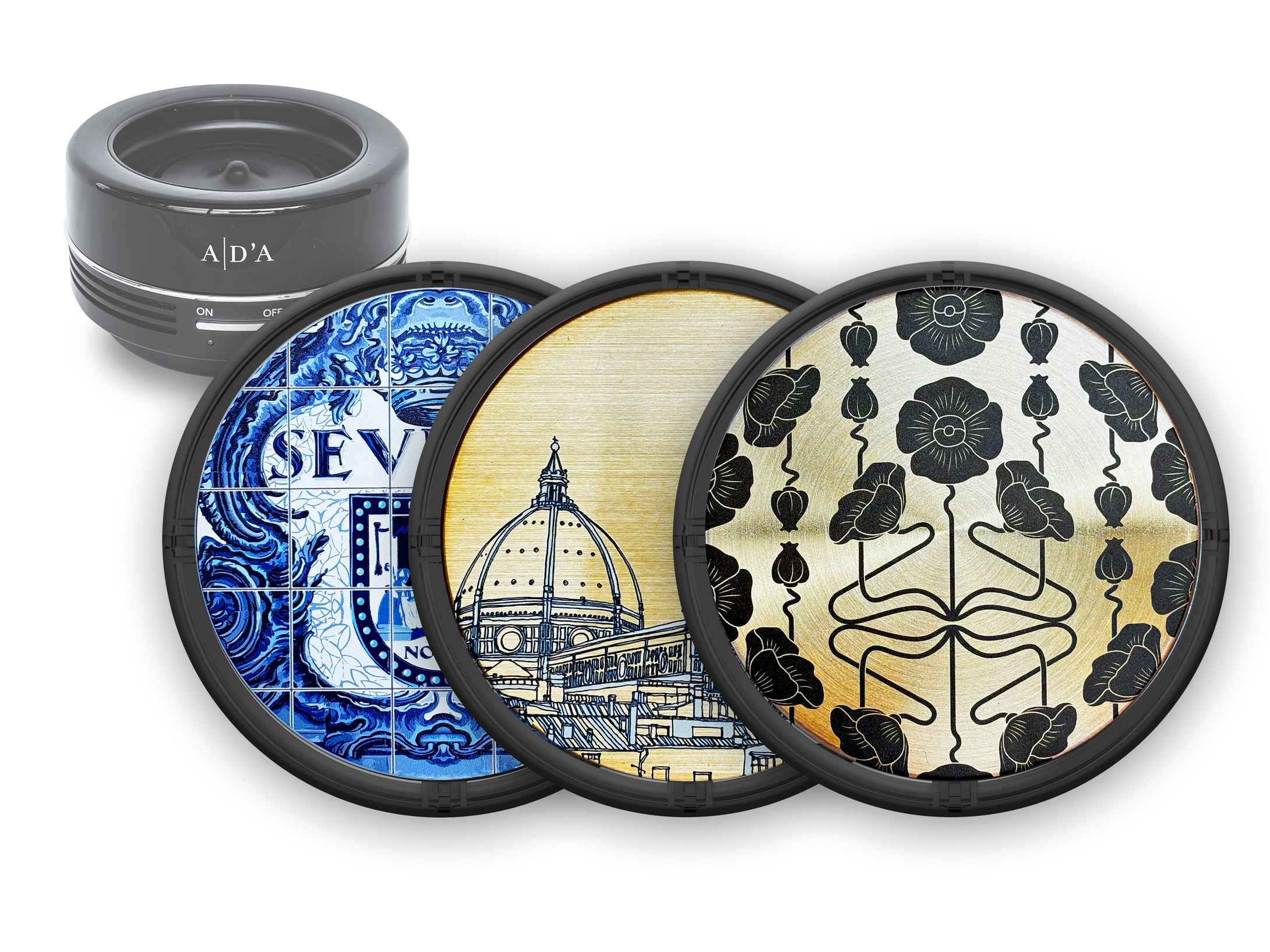 3-Pack B for Mikro: Fleur de Lavande, Toscana di Cuoio, Dulce Brisa (Does NOT Include Mikro Device)