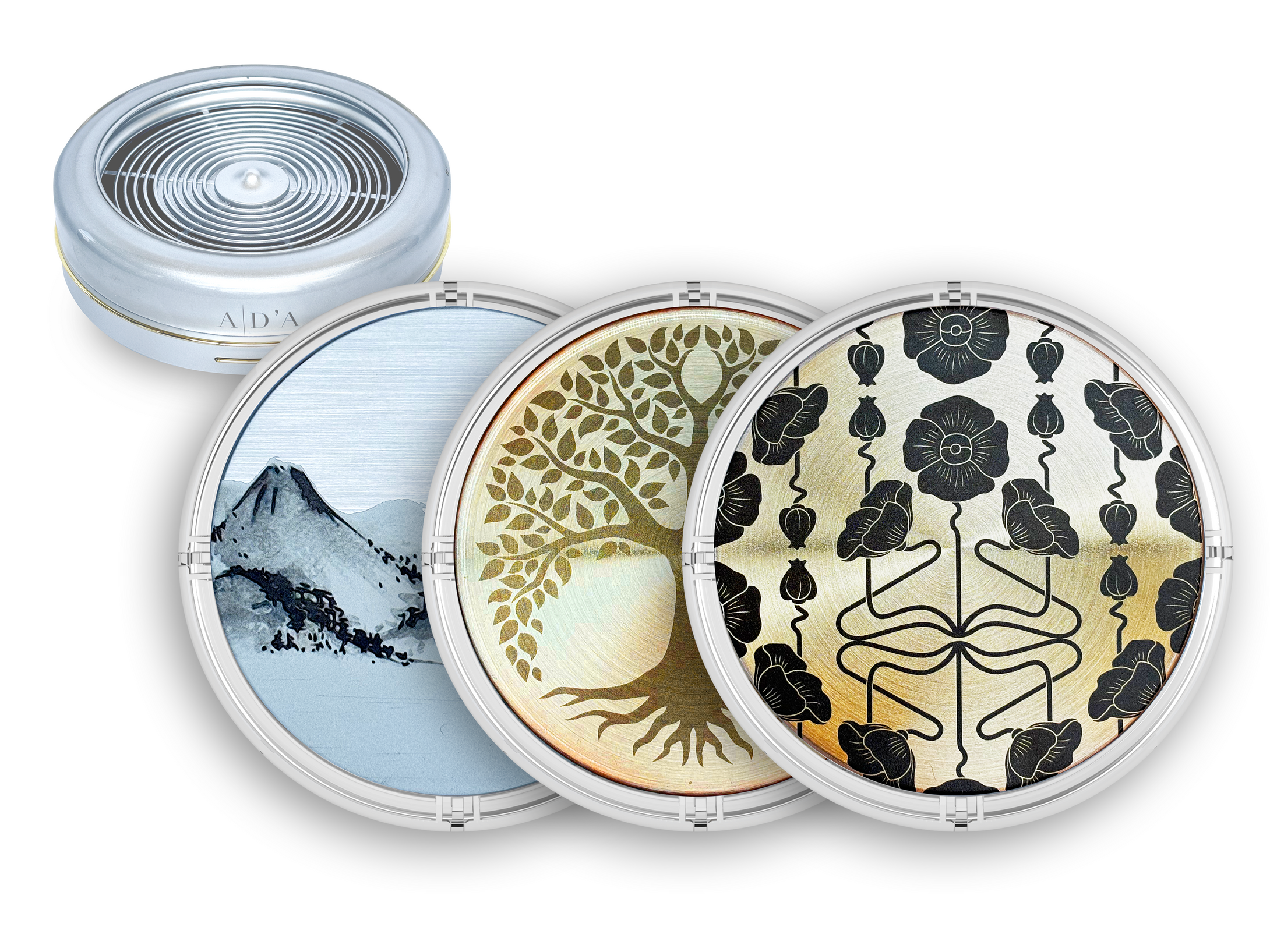 3-Pack C for Teau: Piper Roza, Fleur de Lavande, Jingmai Xiang Wei (Does NOT Include Teau Device)